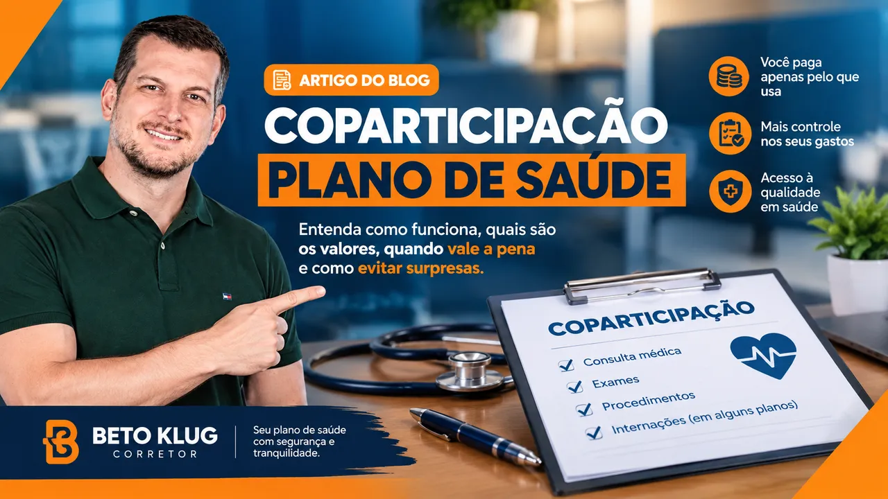 Coparticipação em Plano de Saúde: Vale a Pena? | Herberto Klug Corretor Guia completo sobre coparticipação em plano de saúde: vale a pena? - Consultoria Herberto Klug